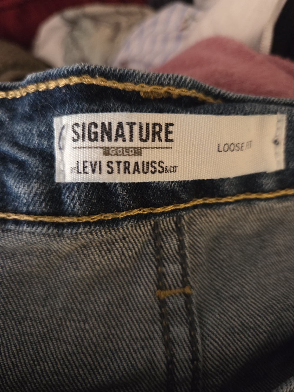 Levi's Men's Relaxed Loose-Fit Blue Denim Jeans